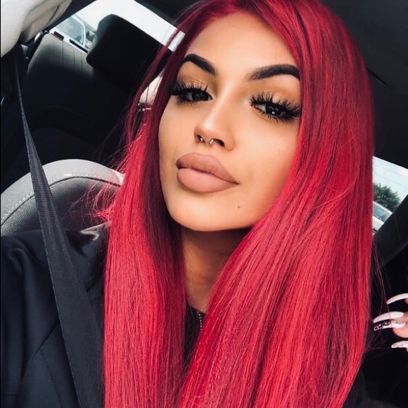 💫 22” RED STRAIGHT LACE FRONT WIG💫 *NEW*